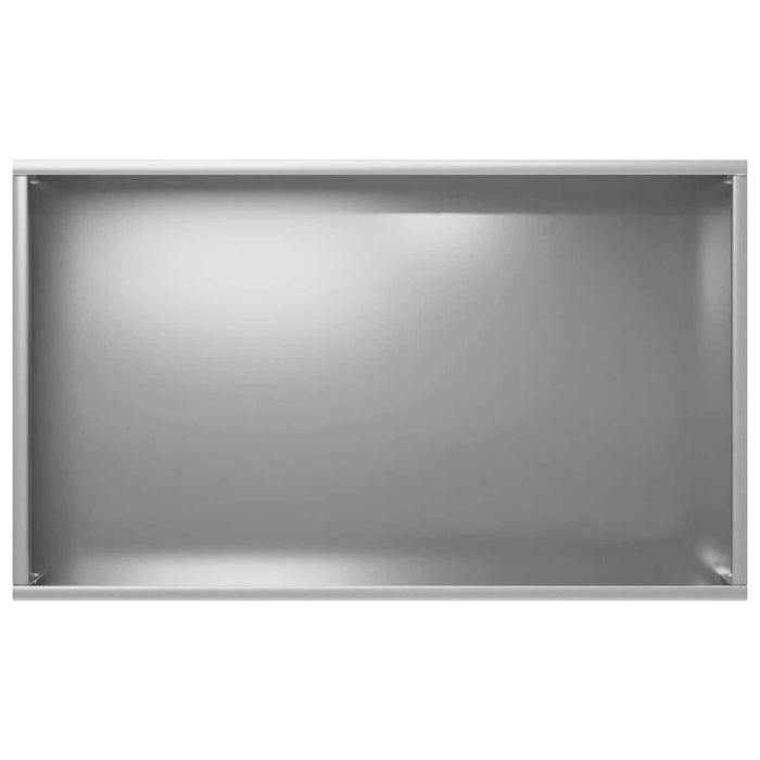 Vază pentru Grădină Argintiu 50 x 30 x 75 cm Oțel Galvanizat WALTI