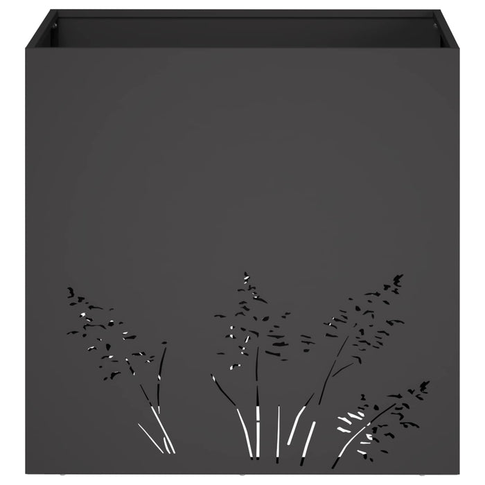 Vază pentru Grădină 2 buc. Negru 50 x 50 x 49 cm WALTI