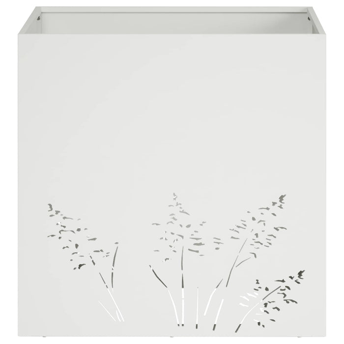 Vază pentru Grădină Alb 50 x 50 x 49 cm Oțel laminat la rece - WALTI WALTI