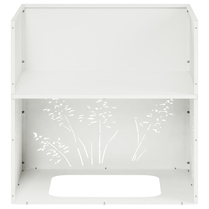 Vază pentru Grădină Alb 50 x 50 x 49 cm Oțel laminat la rece - WALTI WALTI