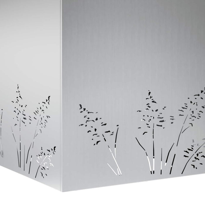 Vază pentru Grădină Argintiu 50 x 50 x 49 cm Oțel Galvanizat - WALTI WALTI