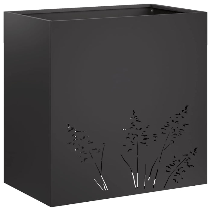 Vază pentru Grădină 2 buc. Negru 50 x 30 x 49 cm WALTI