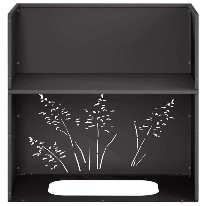 Vază pentru Grădină 2 buc. Negru 50 x 30 x 49 cm WALTI
