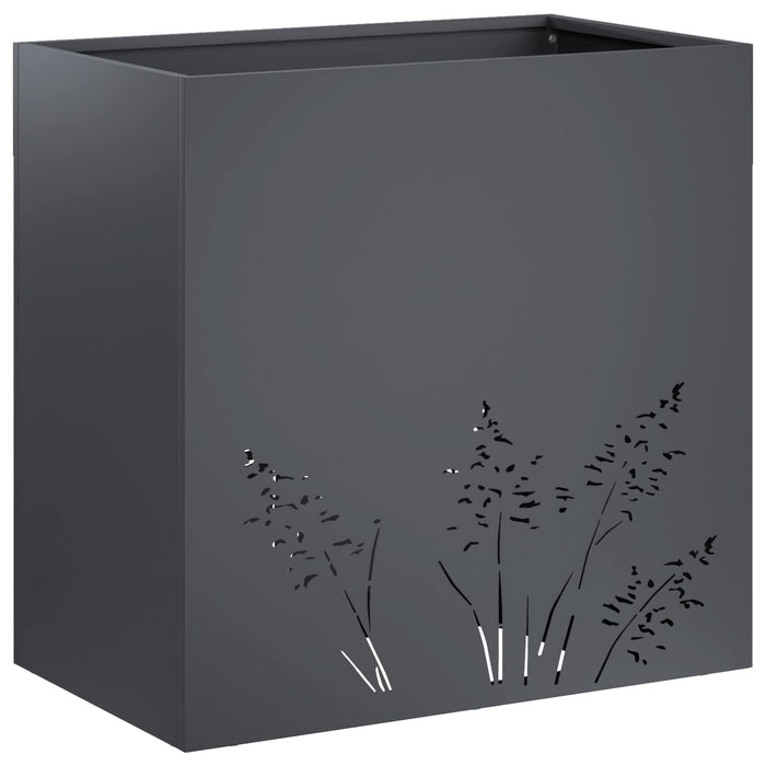 Vază pentru Grădină 2 buc. Antracit 50 x 30 x 49 cm WALTI