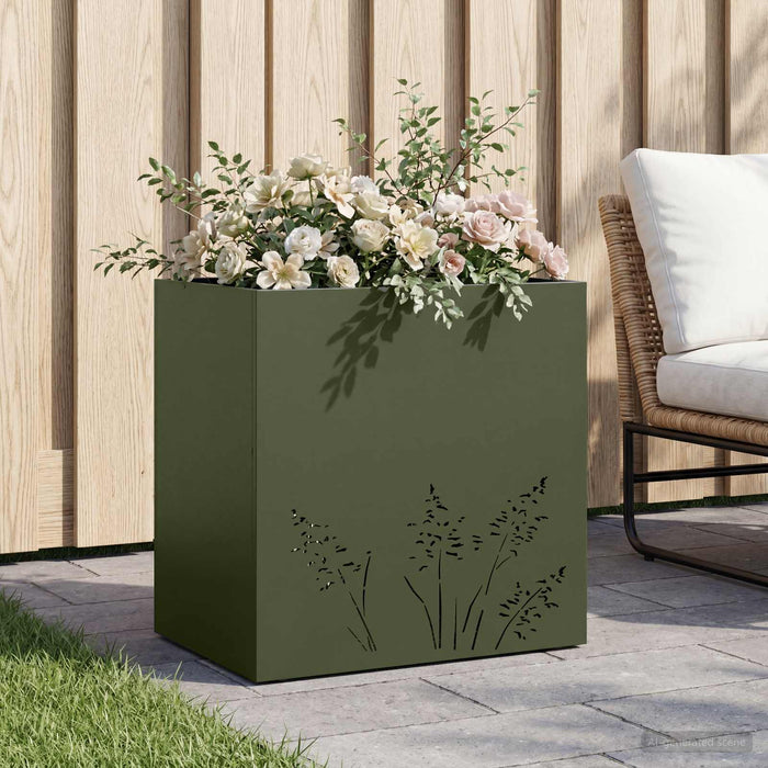Vază pentru Grădină Verde măsliniu 50 x 30 x 49 cm - WALTI WALTI