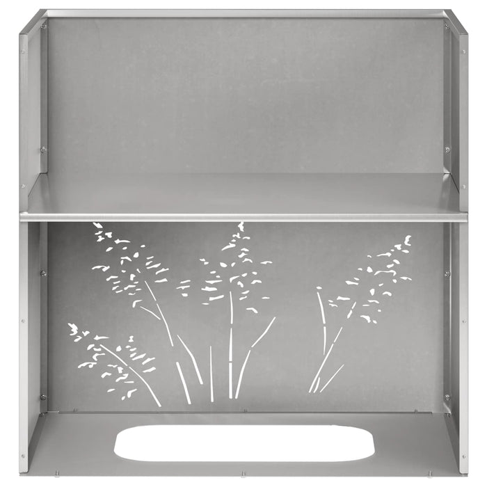Vază pentru Grădină Argintiu 50 x 30 x 49 cm Oţel inoxidabil WALTI