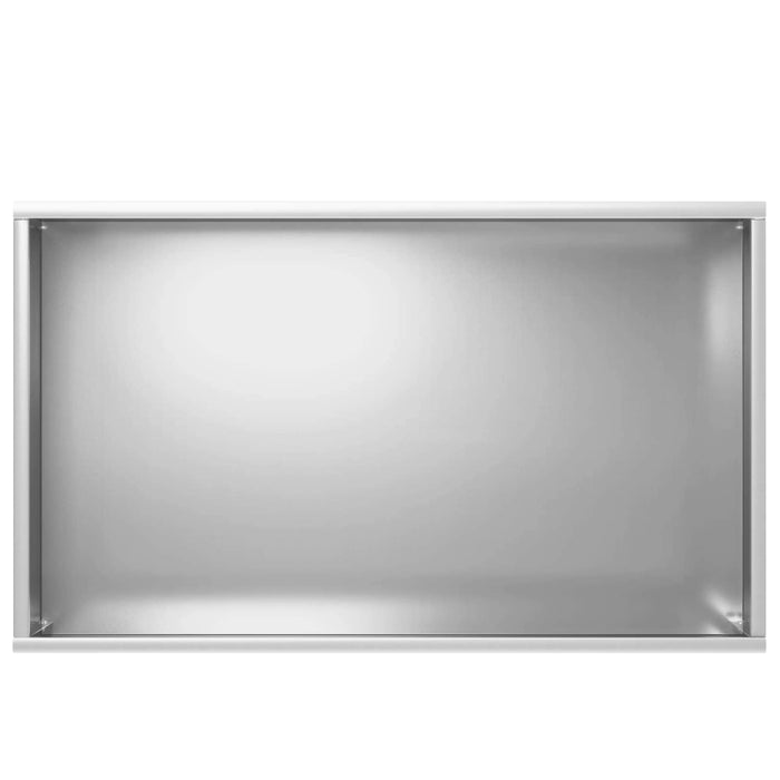Vază pentru Grădină Argintiu 50 x 30 x 49 cm Oțel Galvanizat - WALTI WALTI