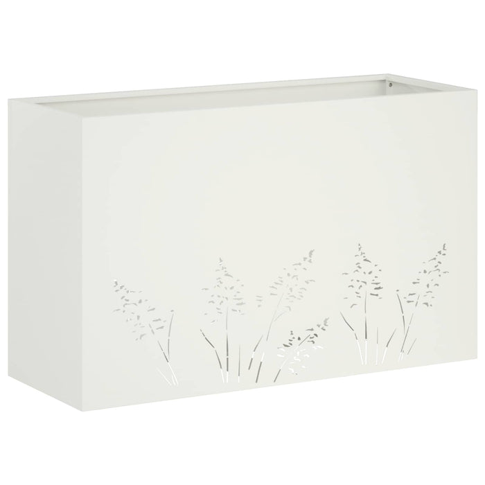 Vază pentru Grădină 2 buc. Alb 80 x 20 x 49 cm - WALTI WALTI