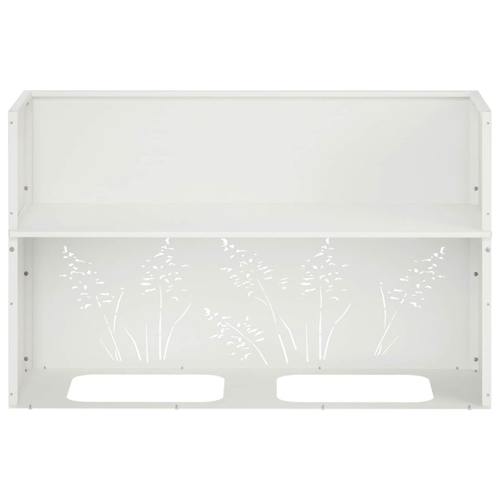 Vază pentru Grădină 2 buc. Alb 80 x 20 x 49 cm - WALTI WALTI