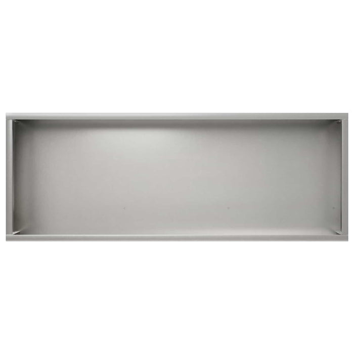 Vază pentru Grădină 2 buc. Argintiu 80 x 20 x 49 cm - WALTI WALTI