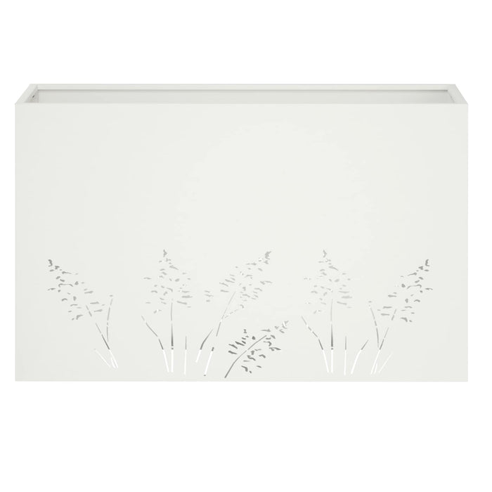 Vază pentru Grădină Alb 80 x 30 x 49 cm Oțel laminat la rece - WALTI WALTI