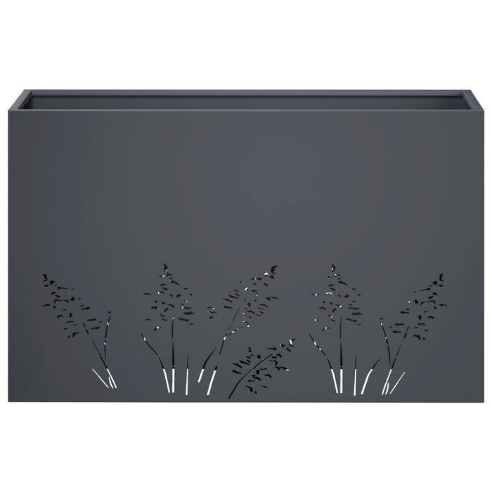 Vază pentru Grădină 2 buc. Antracit 80 x 30 x 49 cm WALTI