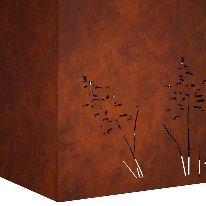 Vază pentru Grădină 2 buc. Ruginit 80 x 30 x 49 cm WALTI