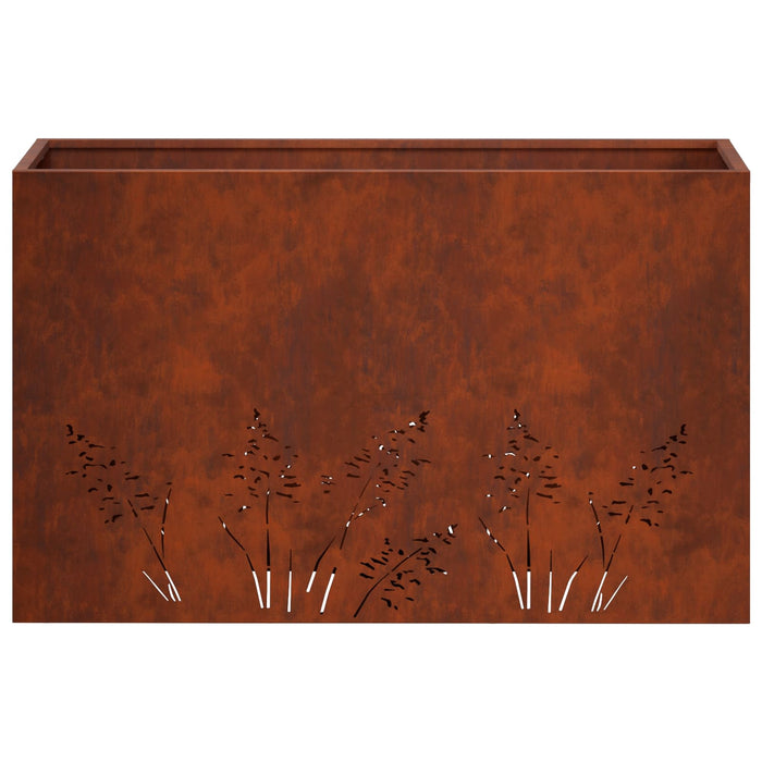 Vază pentru Grădină 2 buc. Ruginit 80 x 30 x 49 cm WALTI