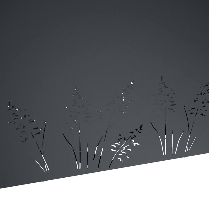 Vază pentru Grădină 2 buc. Antracit 100 x 20 x 49 cm - WALTI WALTI