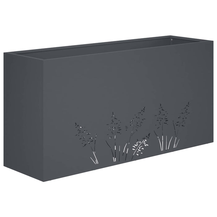 Vază pentru Grădină 2 buc. Antracit 100 x 20 x 49 cm - WALTI WALTI
