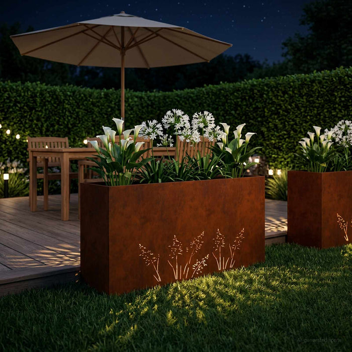 Vază pentru Grădină Ruginit 100 x 20 x 49 cm - WALTI WALTI