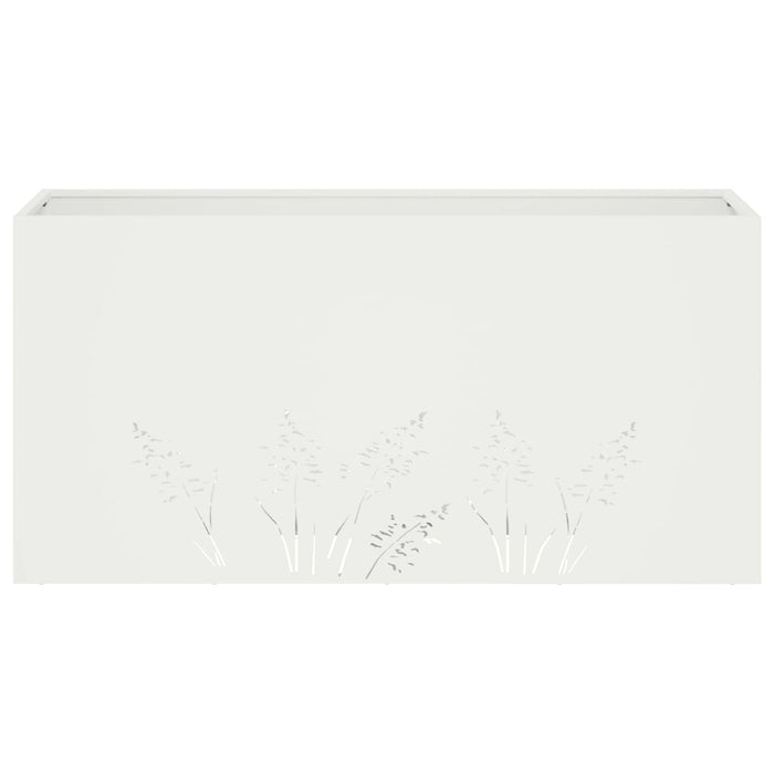 Vază pentru Grădină 2 buc. Alb 100 x 30 x 49 cm - WALTI WALTI