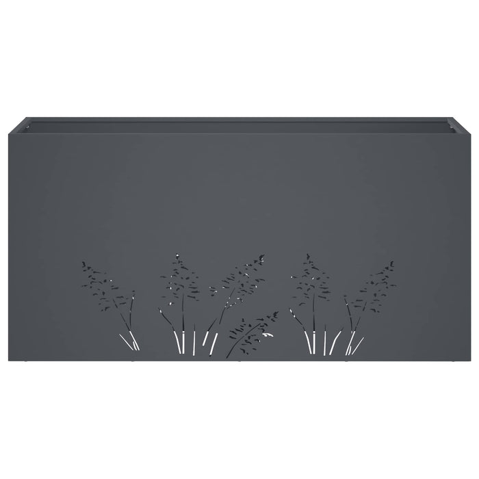 Vază pentru Grădină 2 buc. Antracit 100 x 30 x 49 cm - WALTI WALTI