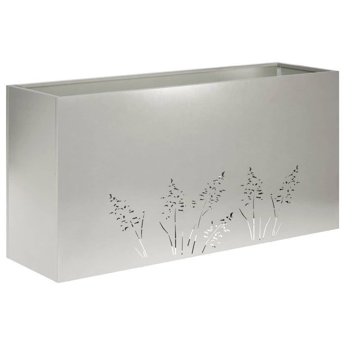Vază pentru Grădină 2 buc. Argintiu 100 x 30 x 49 cm - WALTI WALTI