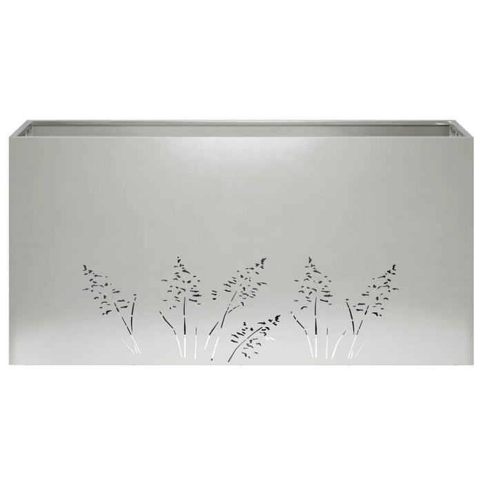 Vază pentru Grădină 2 buc. Argintiu 100 x 30 x 49 cm - WALTI WALTI