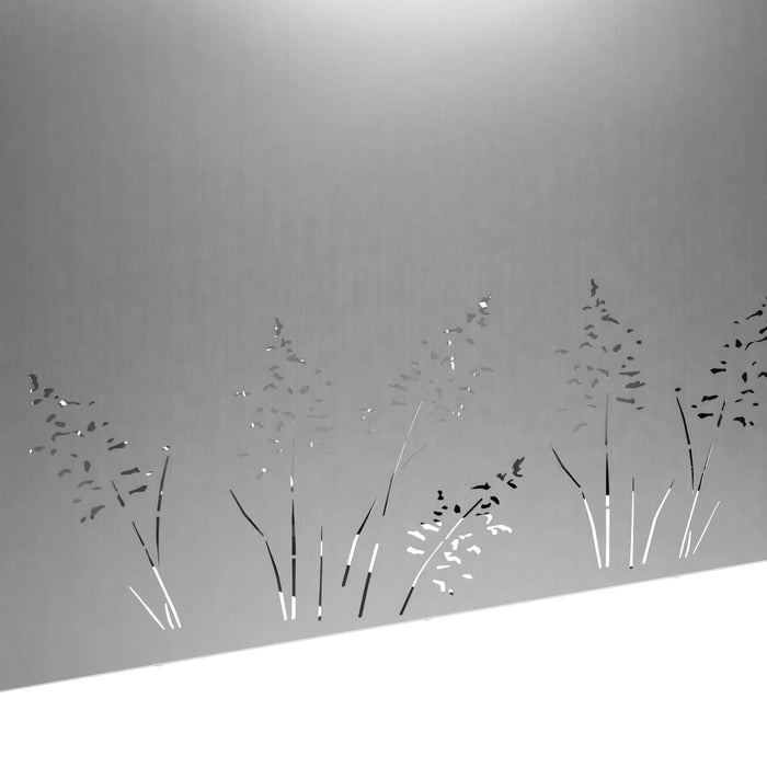 Vază pentru Grădină Argintiu 100 x 30 x 49 cm Oțel Galvanizat WALTI