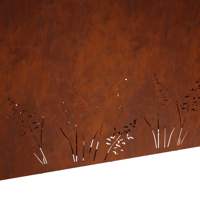 Vază pentru Grădină Ruginit 100 x 30 x 49 cm WALTI
