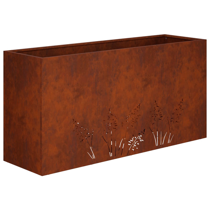 Vază pentru Grădină 2 buc. Ruginit 100 x 30 x 49 cm - WALTI WALTI