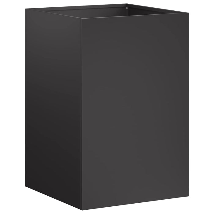 Vază pentru Grădină Negru 40 x 40 x 60 cm Oțel laminat la rece - WALTI WALTI