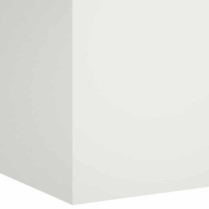 Vază pentru Grădină Alb 40 x 40 x 60 cm Oțel laminat la rece - WALTI WALTI