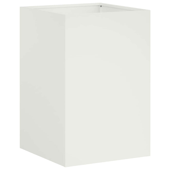 Vază pentru Grădină Alb 40 x 40 x 60 cm Oțel laminat la rece - WALTI WALTI