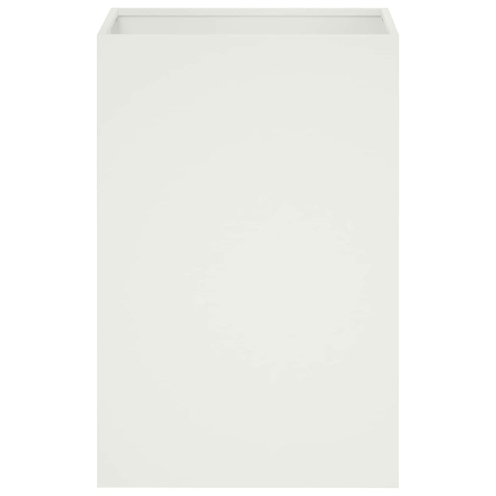 Vază pentru Grădină Alb 40 x 40 x 60 cm Oțel laminat la rece - WALTI WALTI