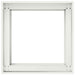Vază pentru Grădină Alb 40 x 40 x 60 cm Oțel laminat la rece - WALTI WALTI