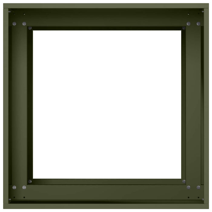 Vază pentru Grădină Verde măsliniu 40 x 40 x 60 cm WALTI