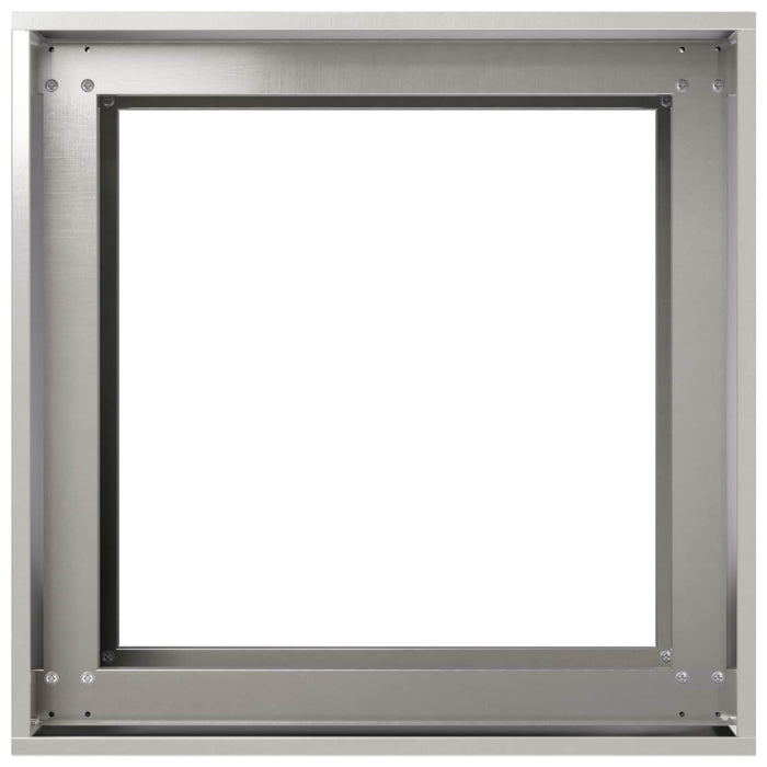 Vază pentru Grădină Argintiu 40 x 40 x 60 cm Oţel inoxidabil - WALTI WALTI
