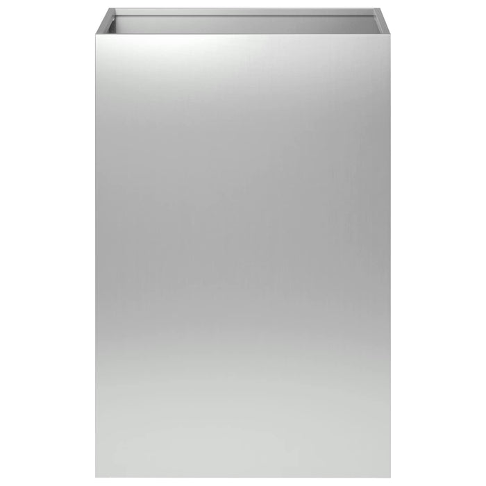 Vază pentru Grădină Argintiu 40 x 40 x 60 cm Oțel Galvanizat - WALTI WALTI