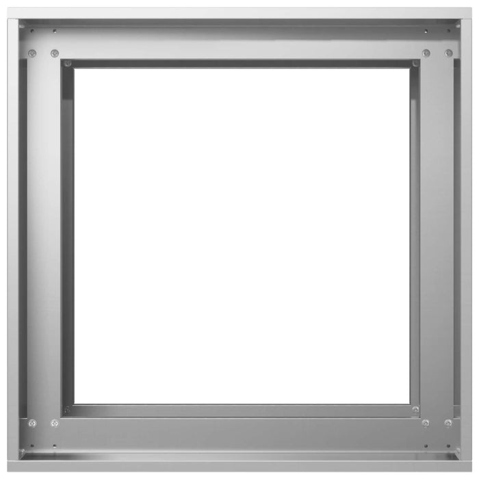 Vază pentru Grădină Argintiu 40 x 40 x 60 cm Oțel Galvanizat - WALTI WALTI