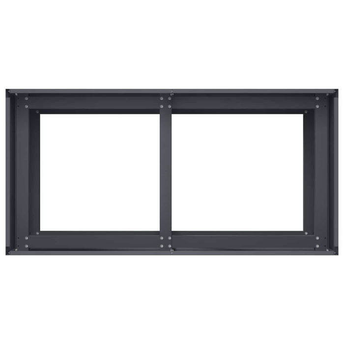 Vază pentru Grădină Antracit 80 x 40 x 60 cm - WALTI WALTI