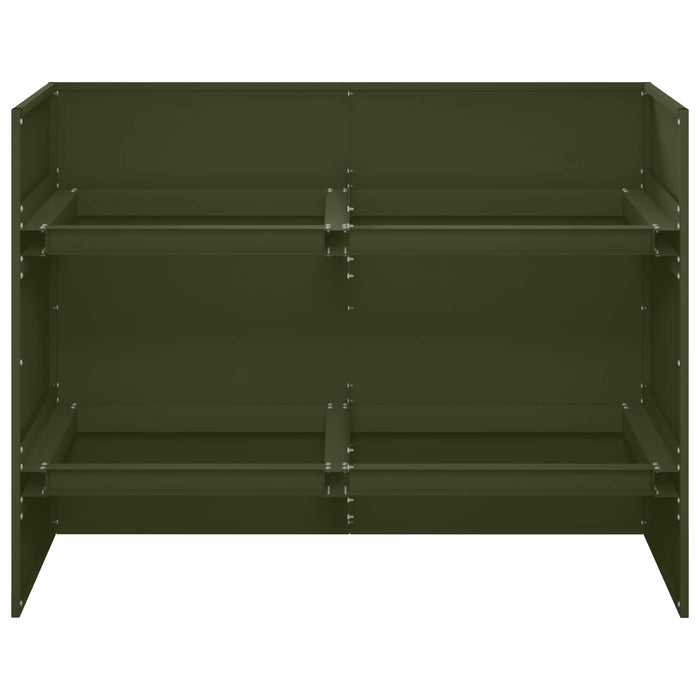 Vază pentru Grădină Verde măsliniu 80 x 40 x 60 cm - WALTI WALTI