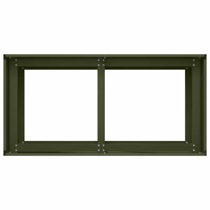 Vază pentru Grădină Verde măsliniu 80 x 40 x 60 cm - WALTI WALTI