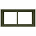 Vază pentru Grădină Verde măsliniu 80 x 40 x 60 cm - WALTI WALTI