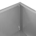 Vază pentru Grădină Argintiu 80 x 40 x 60 cm Oțel Galvanizat - WALTI WALTI