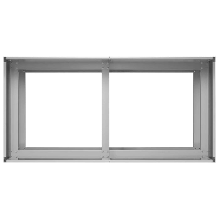 Vază pentru Grădină Argintiu 80 x 40 x 60 cm Oțel Galvanizat - WALTI WALTI