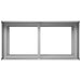 Vază pentru Grădină Argintiu 80 x 40 x 60 cm Oțel Galvanizat - WALTI WALTI