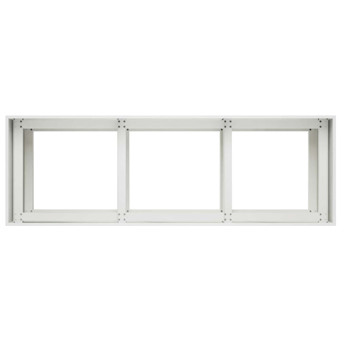 Vază pentru Grădină Alb 120 x 40 x 60 cm Oțel laminat la rece WALTI