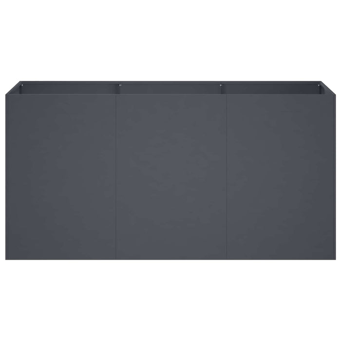 Vază pentru Grădină Antracit 120 x 40 x 60 cm - WALTI WALTI