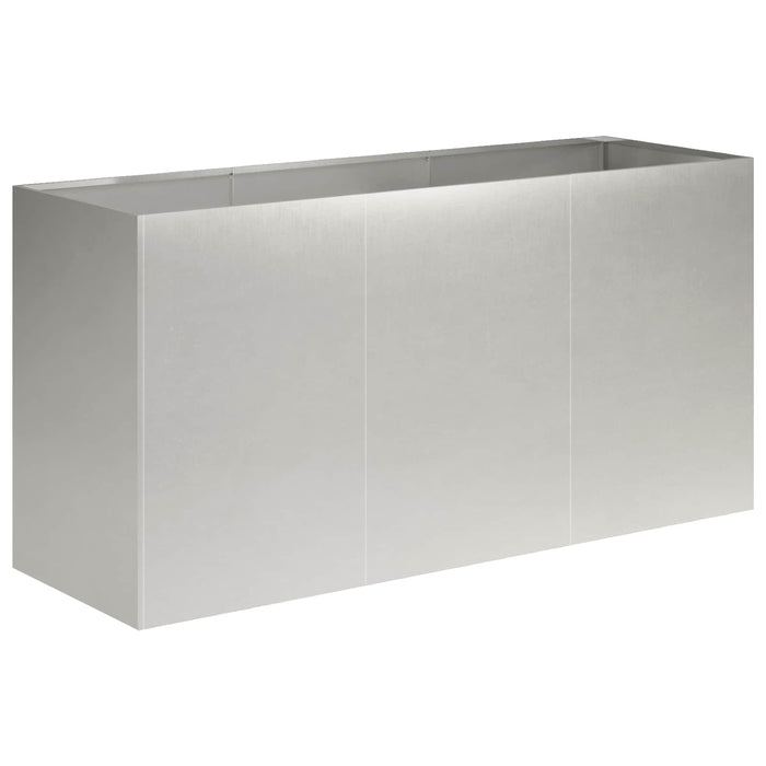 Vază pentru Grădină Argintiu 120 x 40 x 60 cm Oţel inoxidabil WALTI