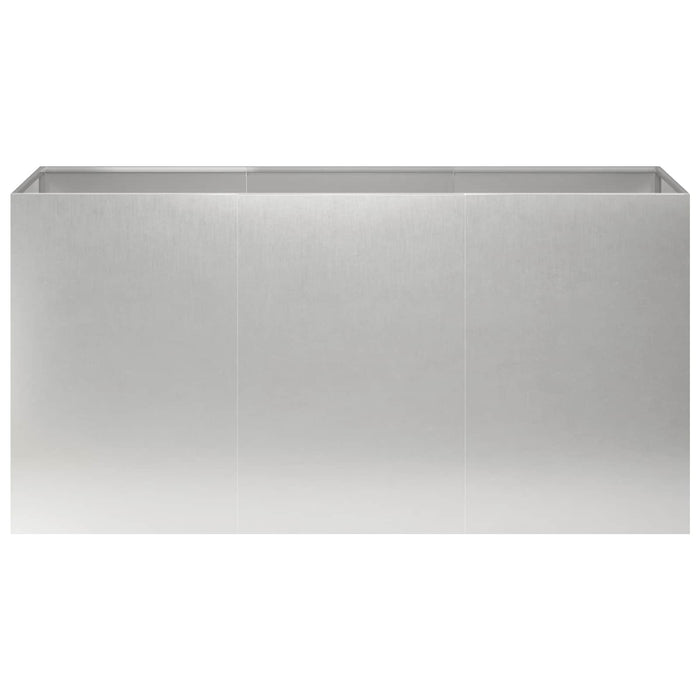 Vază pentru Grădină Argintiu 120 x 40 x 60 cm Oţel inoxidabil WALTI