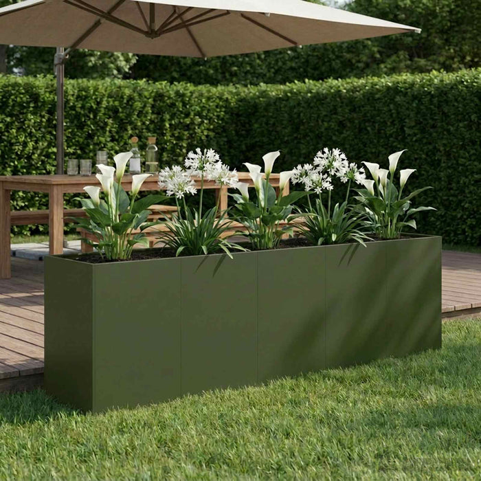 Vază pentru Grădină Verde măsliniu 200 x 40 x 60 cm WALTI