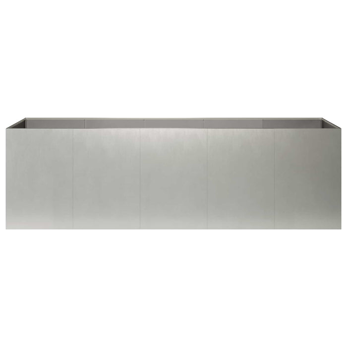 Vază pentru Grădină Argintiu 200 x 40 x 60 cm Oţel inoxidabil WALTI
